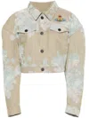 Vivienne Westwood Orb-embroidered Denim Jacket In Roses