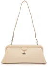 Vivienne Westwood Jane Frame Leather Purse In Red