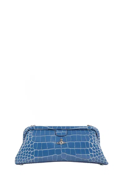 Vivienne Westwood Jane Frame Purse In Blue