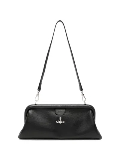 Vivienne Westwood Jane Orb-plaque Tote Bag In Black