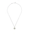 Vivienne Westwood Janus Logo Details Necklace In White