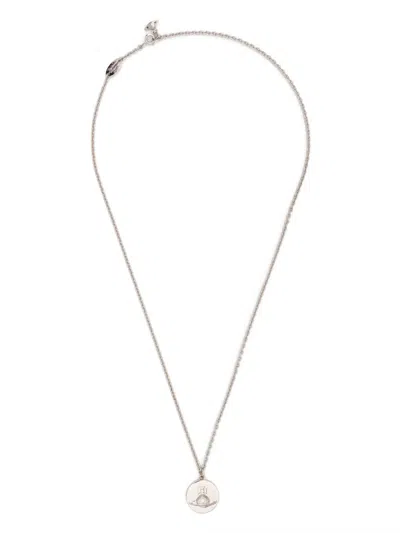 Vivienne Westwood Janus Necklace In Silber