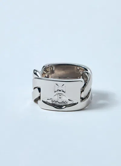 Vivienne Westwood Janus Ring In Silver