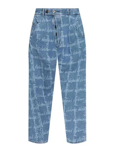 Vivienne Westwood Drunken Jeans In Blue