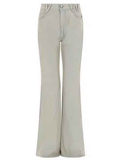 Vivienne Westwood Faded-wash Straight Leg Jeans In Gray