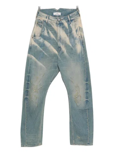 Vivienne Westwood Jeans Woman In Blue