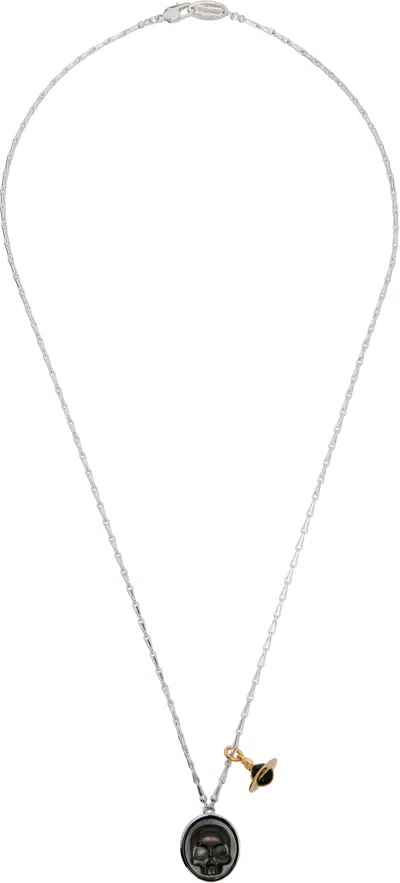 Vivienne Westwood Jed Pendant Necklace In Silver