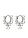 Vivienne Westwood Jenia Hoop Earrings In Metallic