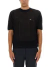 Vivienne Westwood Jersey "julian" In Black