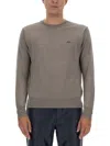 Vivienne Westwood Logo-embellished Virgin Wool Jersey With Classic Crew Neck In Brown