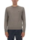 Vivienne Westwood Orb-embroidered Crew-neck Sweater In Grey