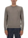 Vivienne Westwood Orb-embroidered Virgin-wool Jumper In Grey