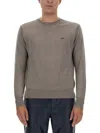 Vivienne Westwood Logo-embellished Virgin Wool Jersey With Classic Crew Neck In Grey