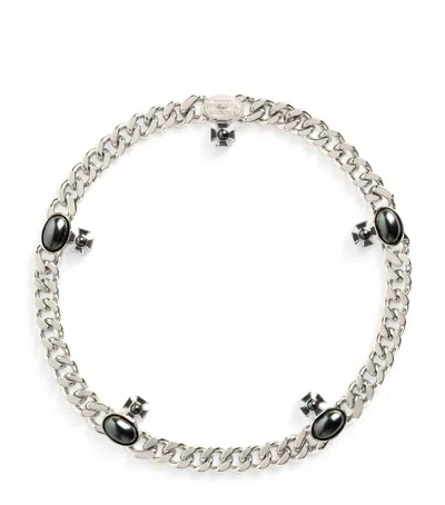 Vivienne Westwood Jewel-orb Gaby Necklace In Silver