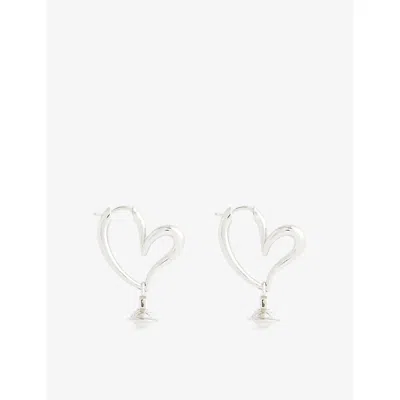 Vivienne Westwood Jewellery Mens Aw25-platinum Vw Emily Earrings