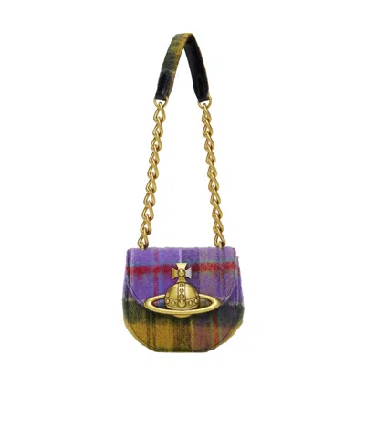 Vivienne Westwood Jodie Saddle Bag In Brown