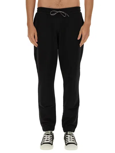 Vivienne Westwood Logo-print Cotton Track Pants In Black