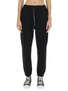 Vivienne Westwood Women Jogging Pants With Spray Print Orb In Black