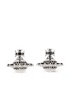 Vivienne Westwood Jordana Orb Earrings In Silver
