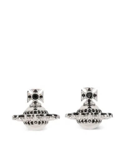 Vivienne Westwood Jordana Orb Earrings In Silver