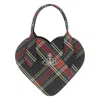 Vivienne Westwood Borsa A Mano Josephine Heart In Similpelle Stampata Donna