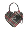 Vivienne Westwood Printed Synthetic Leather Josephine Heart Handbag