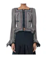 Vivienne Westwood Dandy Double-breasted Check Jacket In Gray