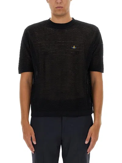 Vivienne Westwood Jersey "julian" In Black