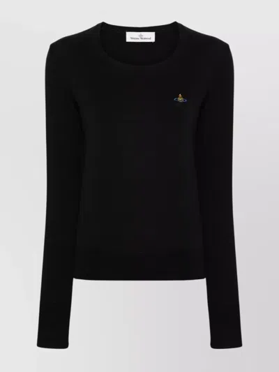 VIVIENNE WESTWOOD JUMPER RIBBED KNIT LONG SLEEVES