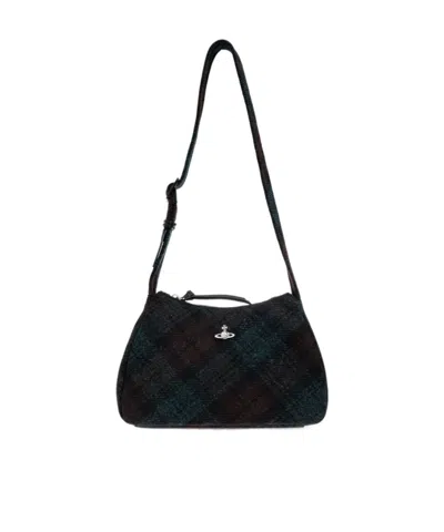 Vivienne Westwood Kate Shoulder Bag In Black