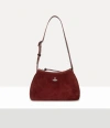 Vivienne Westwood Kate Orb-plaque Shoulder Bag In Burgundy