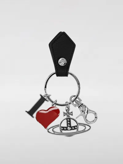 Vivienne Westwood Key Chain  Woman Colour Black In Schwarz