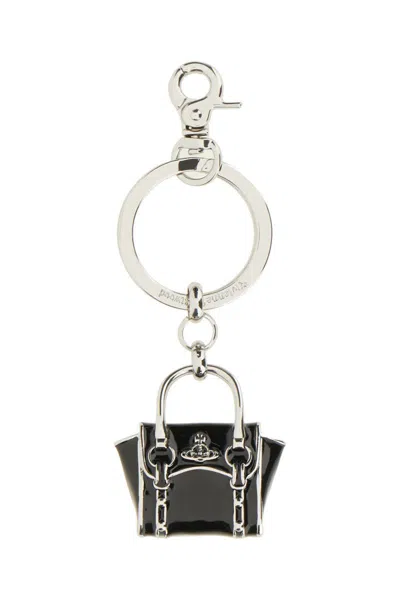 Vivienne Westwood Key Tag In Black