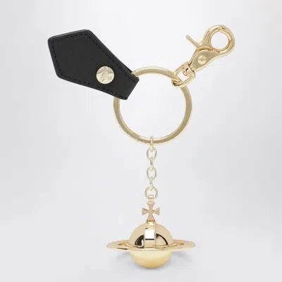 Vivienne Westwood Keychain 3d Orb In Gold