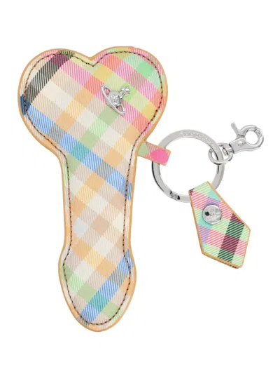 Vivienne Westwood Keychain "penis" In Orange