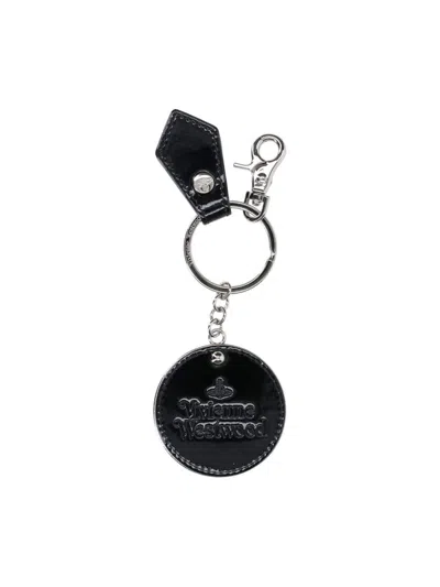 Vivienne Westwood Woman Key Ring Black Size - Zamak