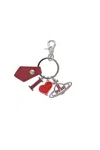 Vivienne Westwood "i Love Orb" Keyring In Silver