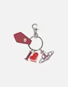 Vivienne Westwood "i Love Orb" Keyring In Pink
