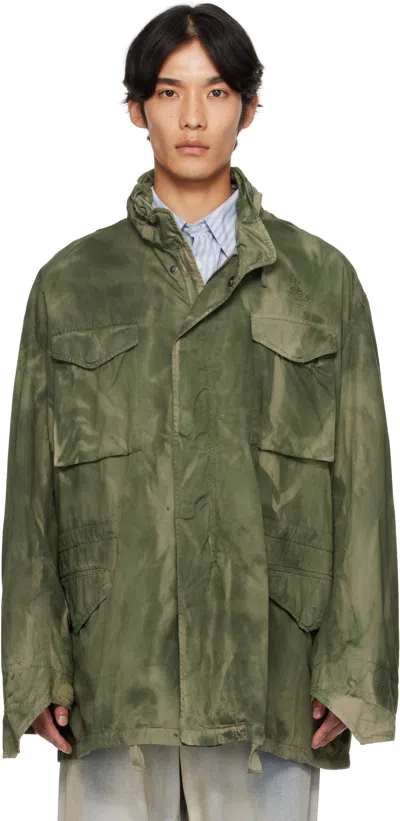 Vivienne Westwood Khaki Hilda Jesser Jacket In Blue
