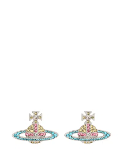 Vivienne Westwood Kika Orb Embellished Earrings In Multi
