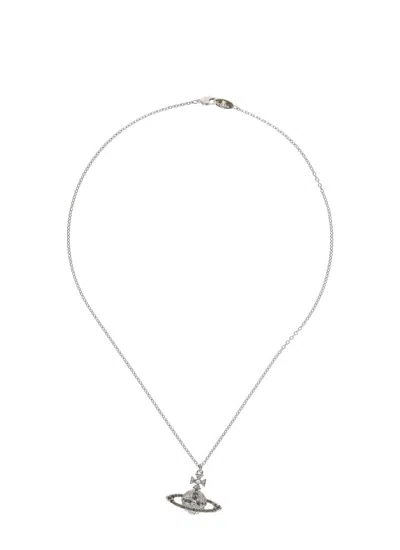 Vivienne Westwood Kika Pendant Necklace In Metallic