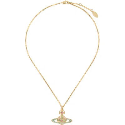 Vivienne Westwood Kika Pendant Necklace In Gold