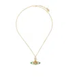 Vivienne Westwood Kika Pendant Necklace In Yellow