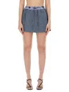 Vivienne Westwood Kilt Bea Orb-embroidered Mini Skirt In Blue