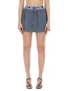 Vivienne Westwood Kilt Bea Orb-embroidered Mini Skirt In Grey