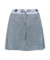 Vivienne Westwood Kilt Bea Orb-embroidered Mini Skirt In Gray