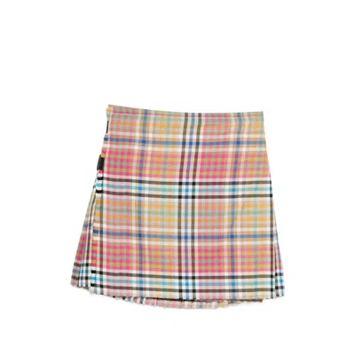 Vivienne Westwood Mini Kilt Heather Check 44 Women In Multi