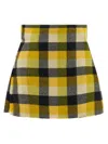 Vivienne Westwood High-waisted Pleated Kilt Style Skirt In Yellow
