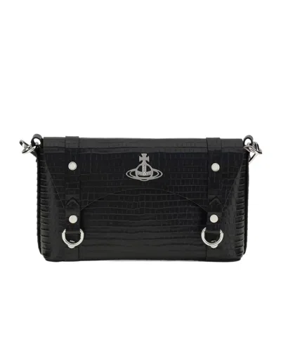 Vivienne Westwood Kimmy Crossbody Bag In Black
