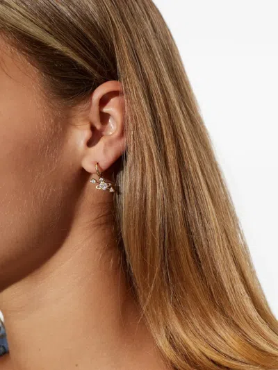 Vivienne Westwood Kiri Orb Heart Earrings In Gold